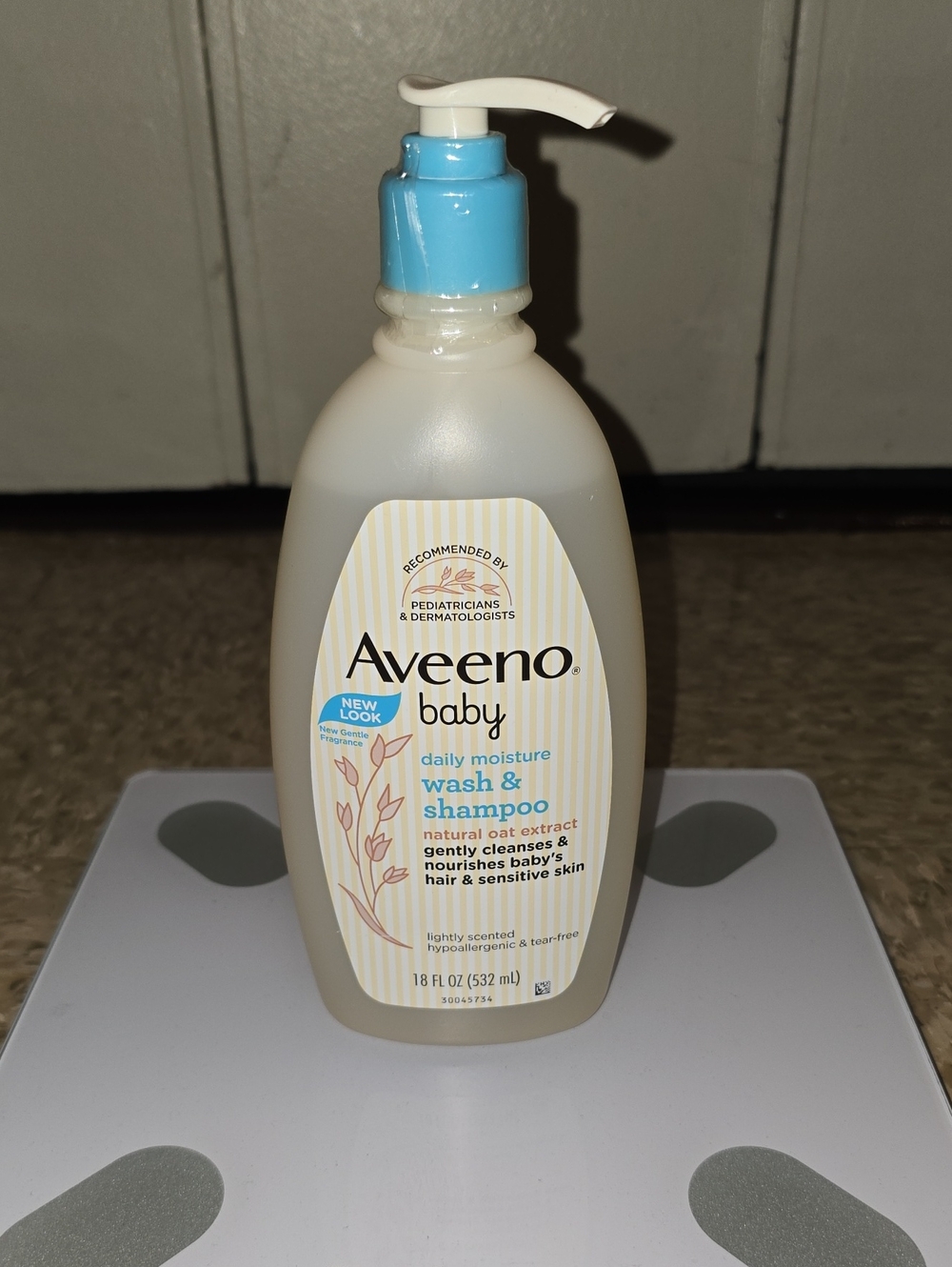 Aveeno Baby Daily Moisture Wash & Shampoo - Light Blue